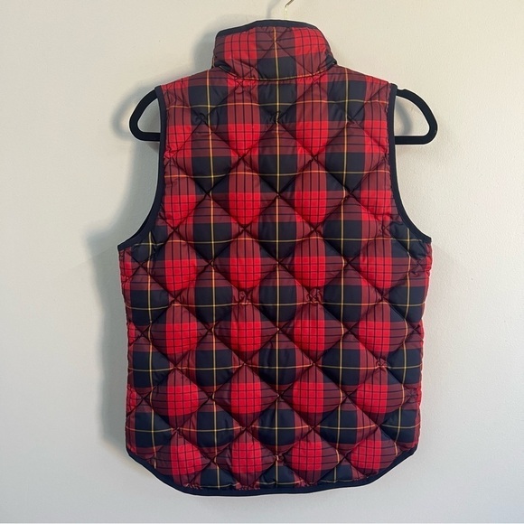 J. Crew Excursion Down Filled Puffer Vest in Tartan Plaid - Picture 7 of 12
